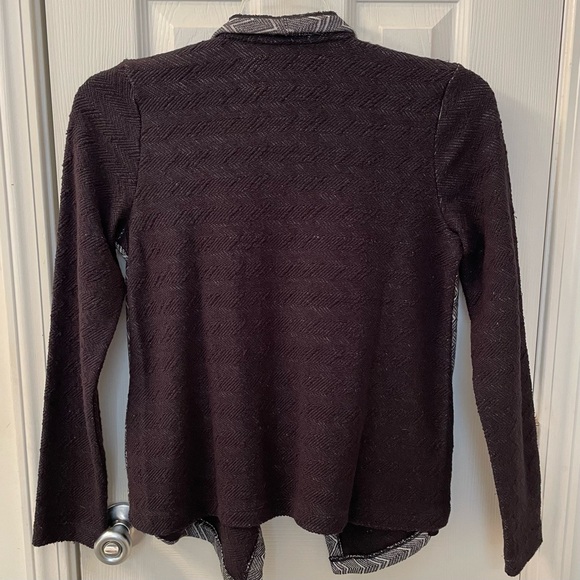 LUCKY BRAND Lotus Black Open Wrap Jacket - Picture 7 of 12